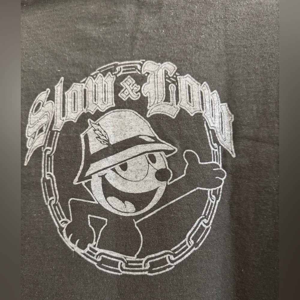 NWOT Black Graphic T-Shirt with Car and City Design - Picture 5 of 5